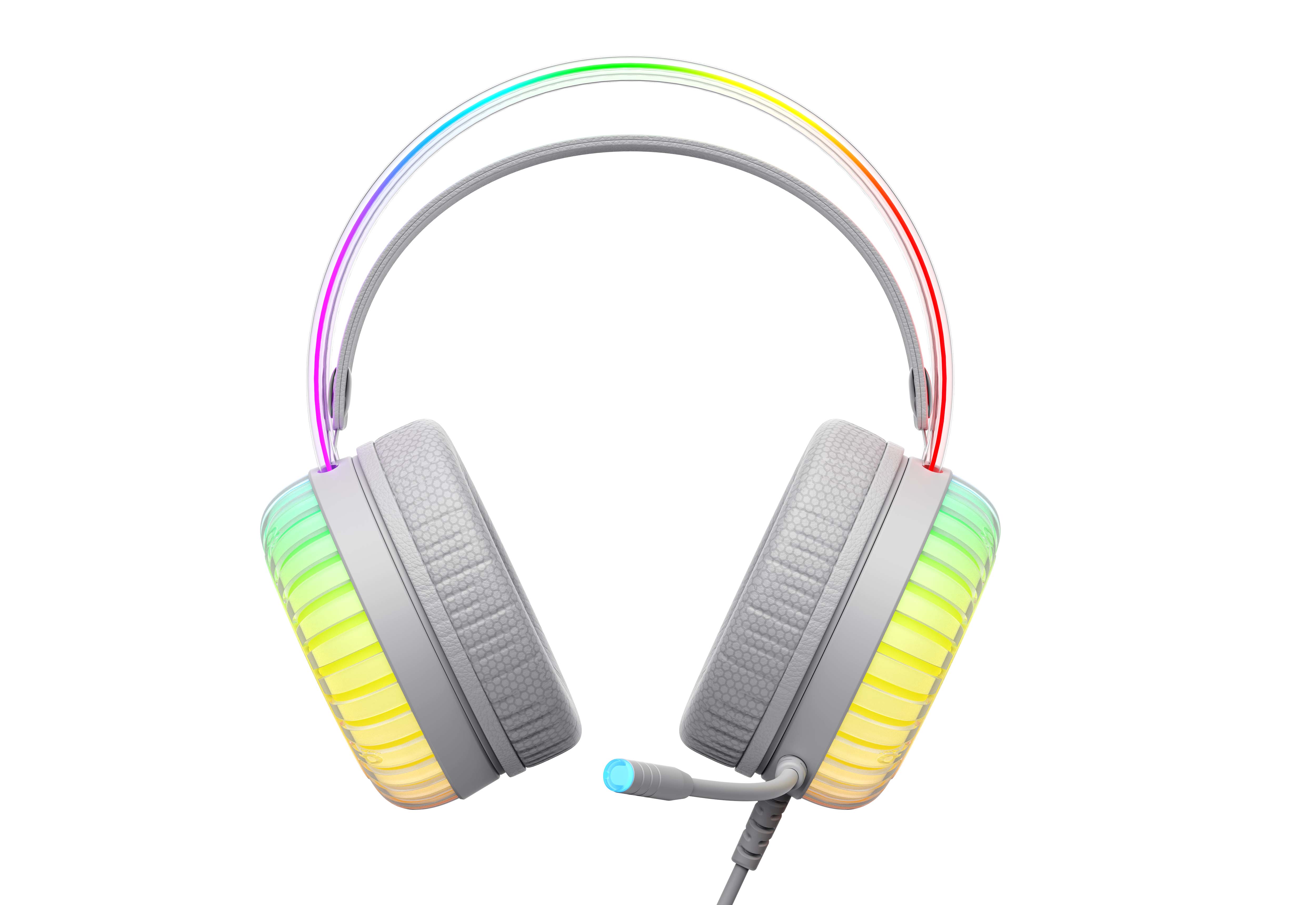 thumbnail secondaire #4 pour HAVIT - Casque Gaming RGB- Filaire avec Micro - Blanc