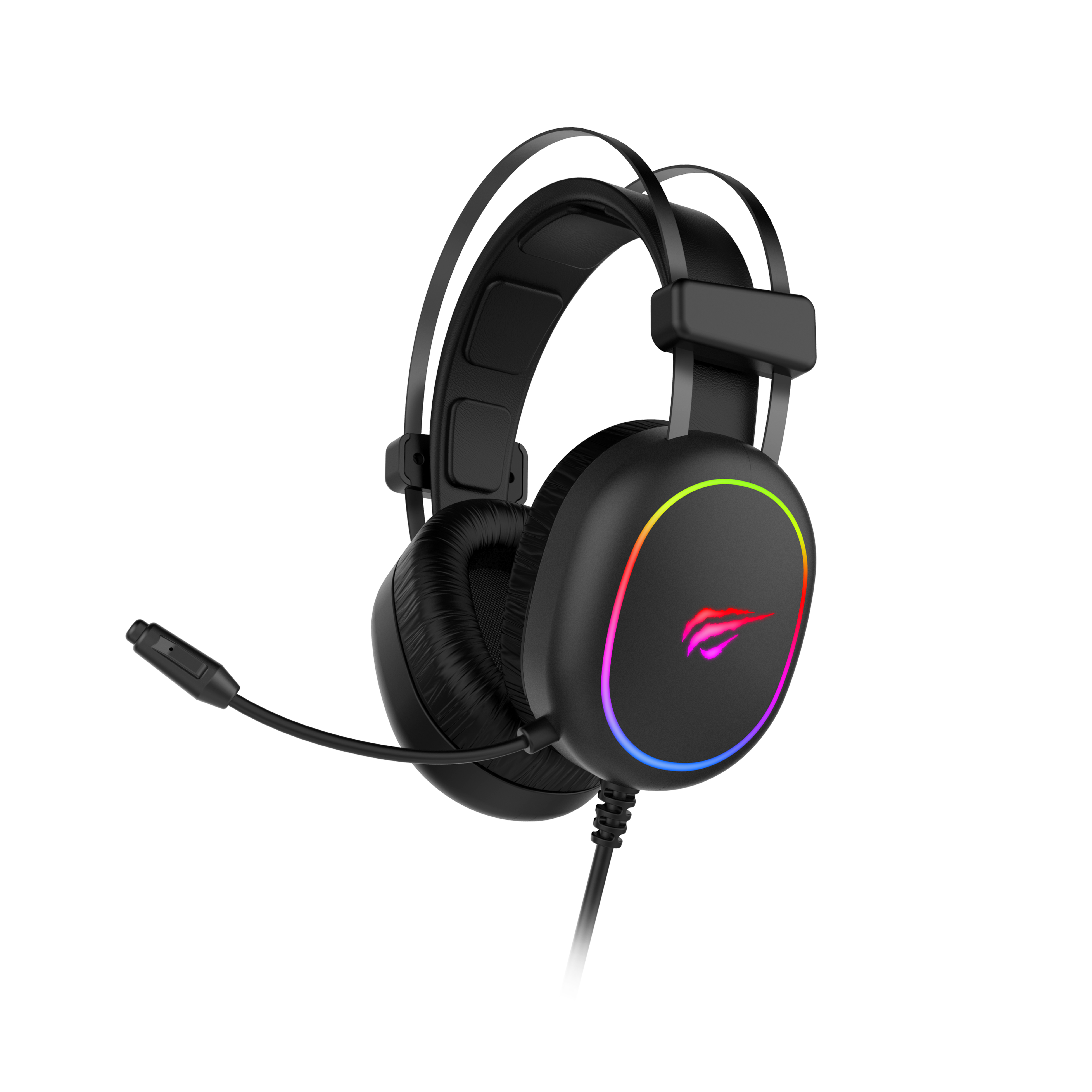 thumbnail secondaire #4 pour HAVIT - Casque Gaming RGB - Filaire avec Micro