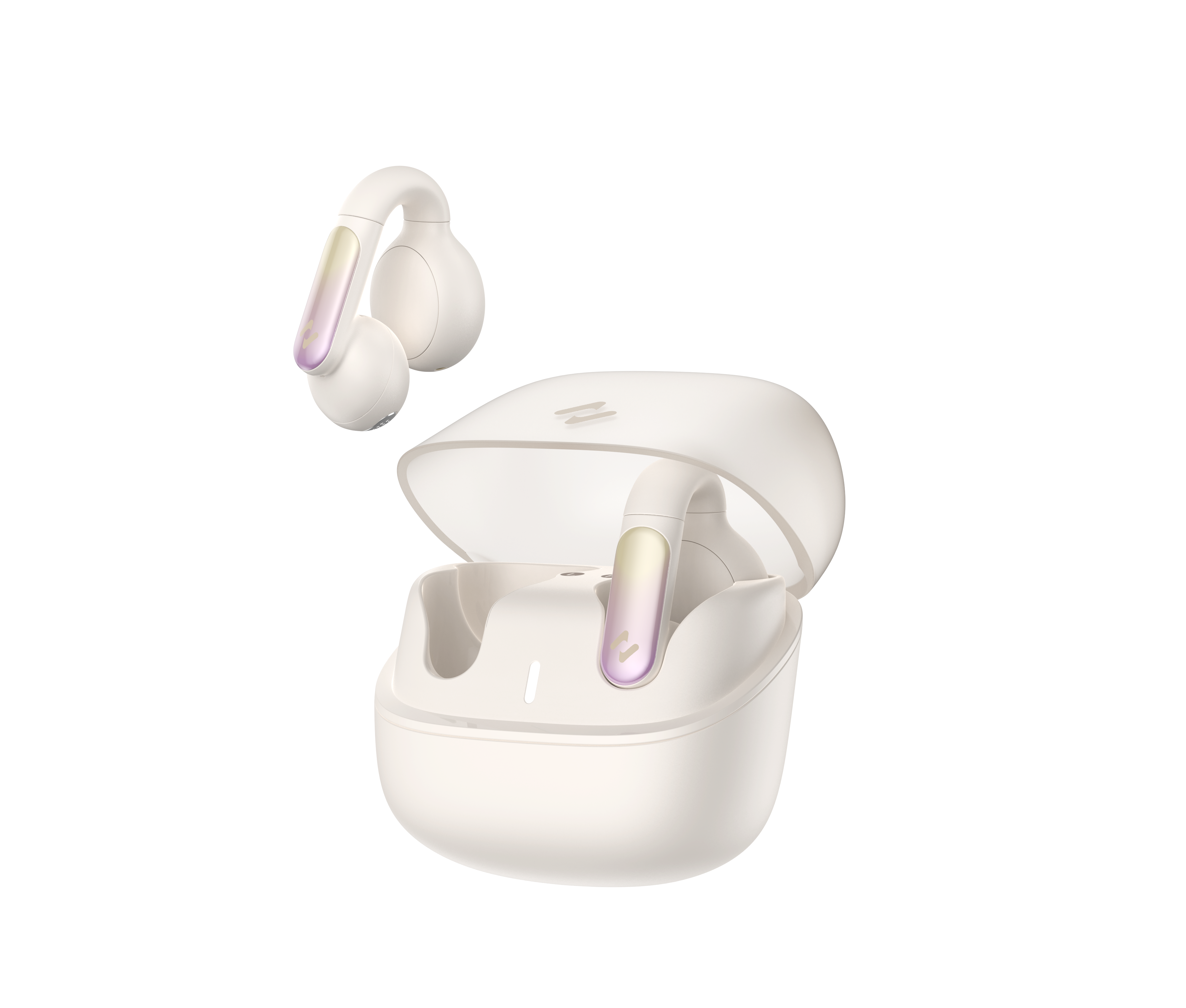 image principale pour HAVIT - Nouvelle Technologie : Ecouteurs Bluetooth à conduction osseuse 400 mAh - Beige