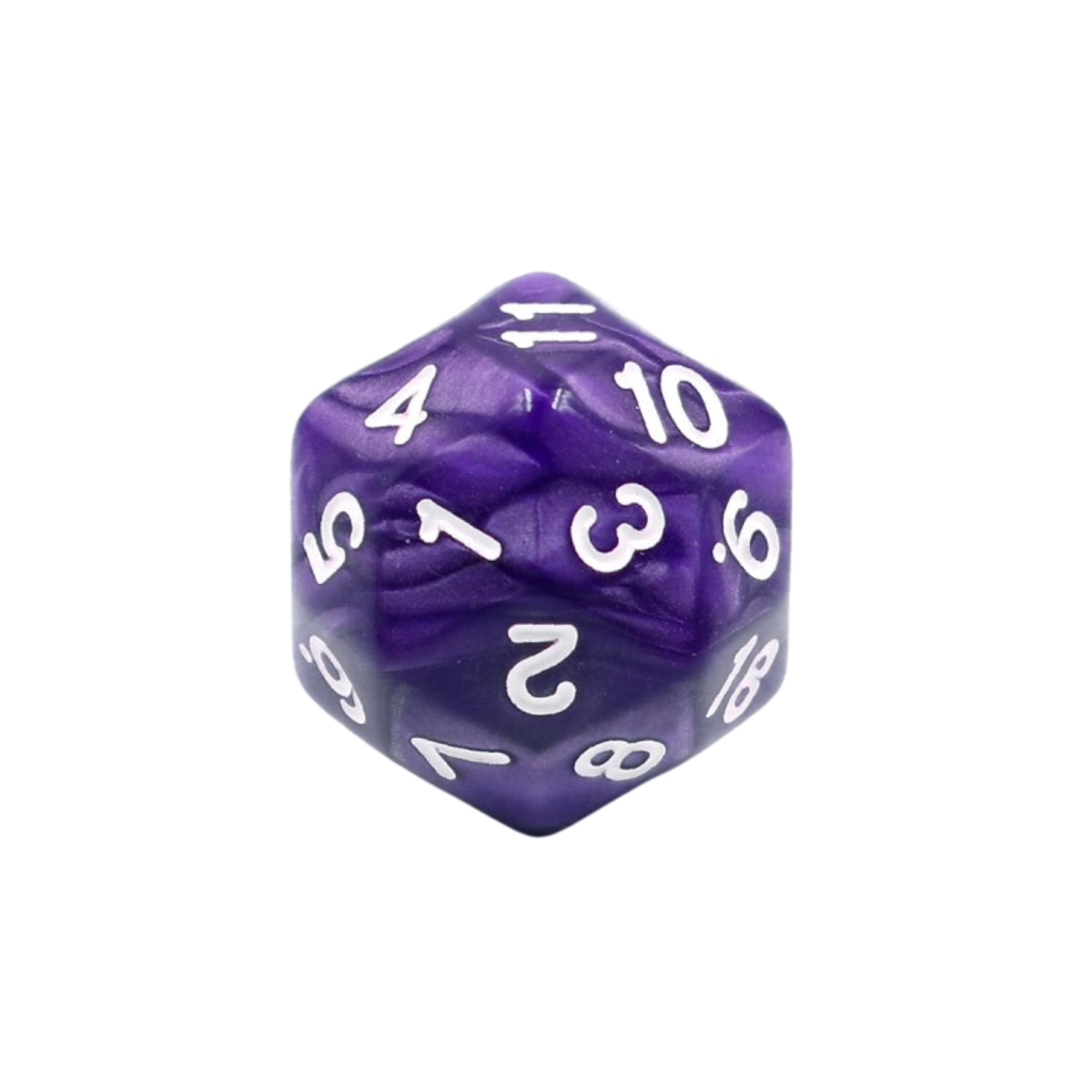 image principale pour HDD20 Dé 30 faces Décompte – Violet perle