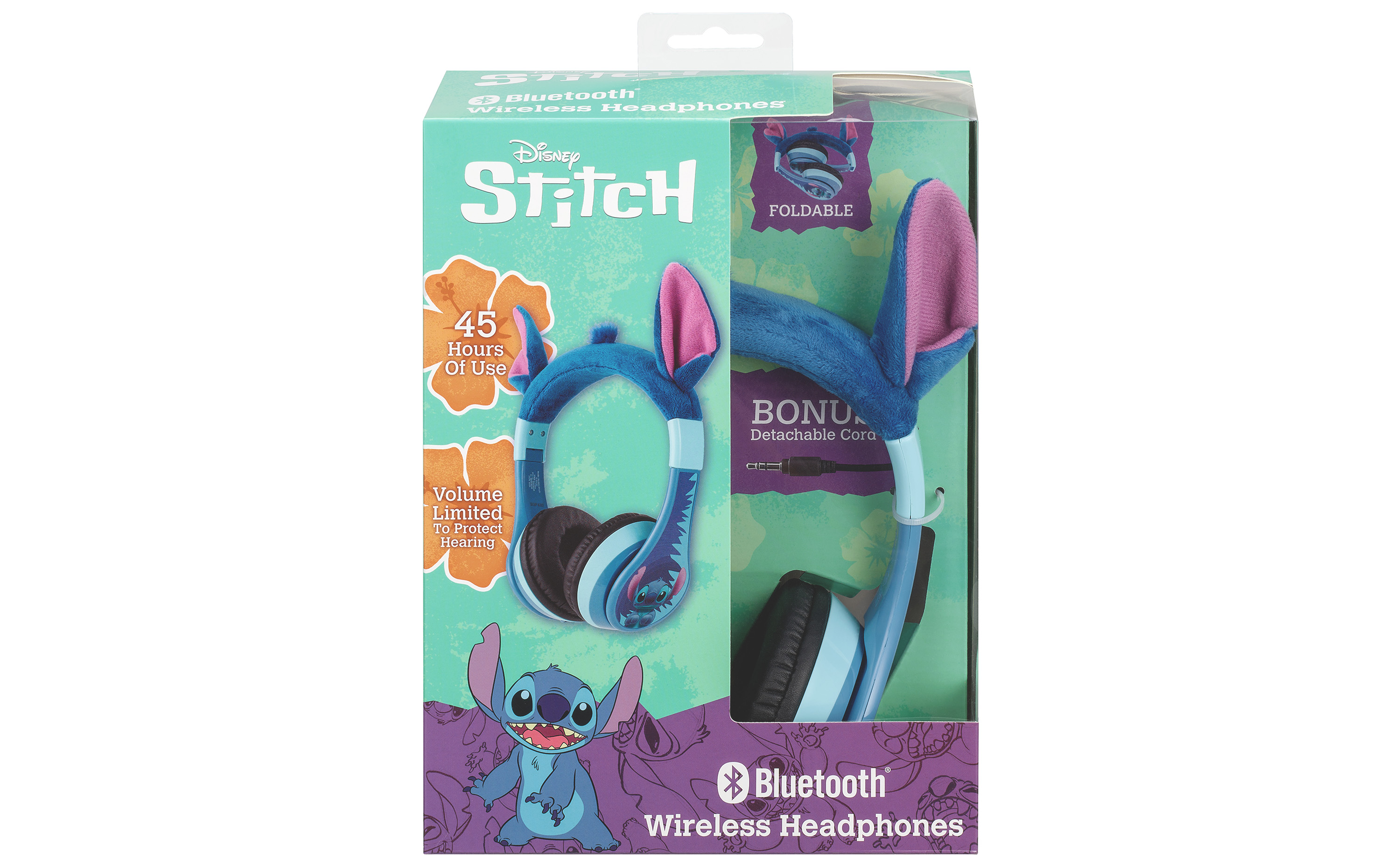 thumbnail secondaire #4 pour Lilo&Stitch - Casque Bluetooth Special Enfant - Oreilles de Stitch
