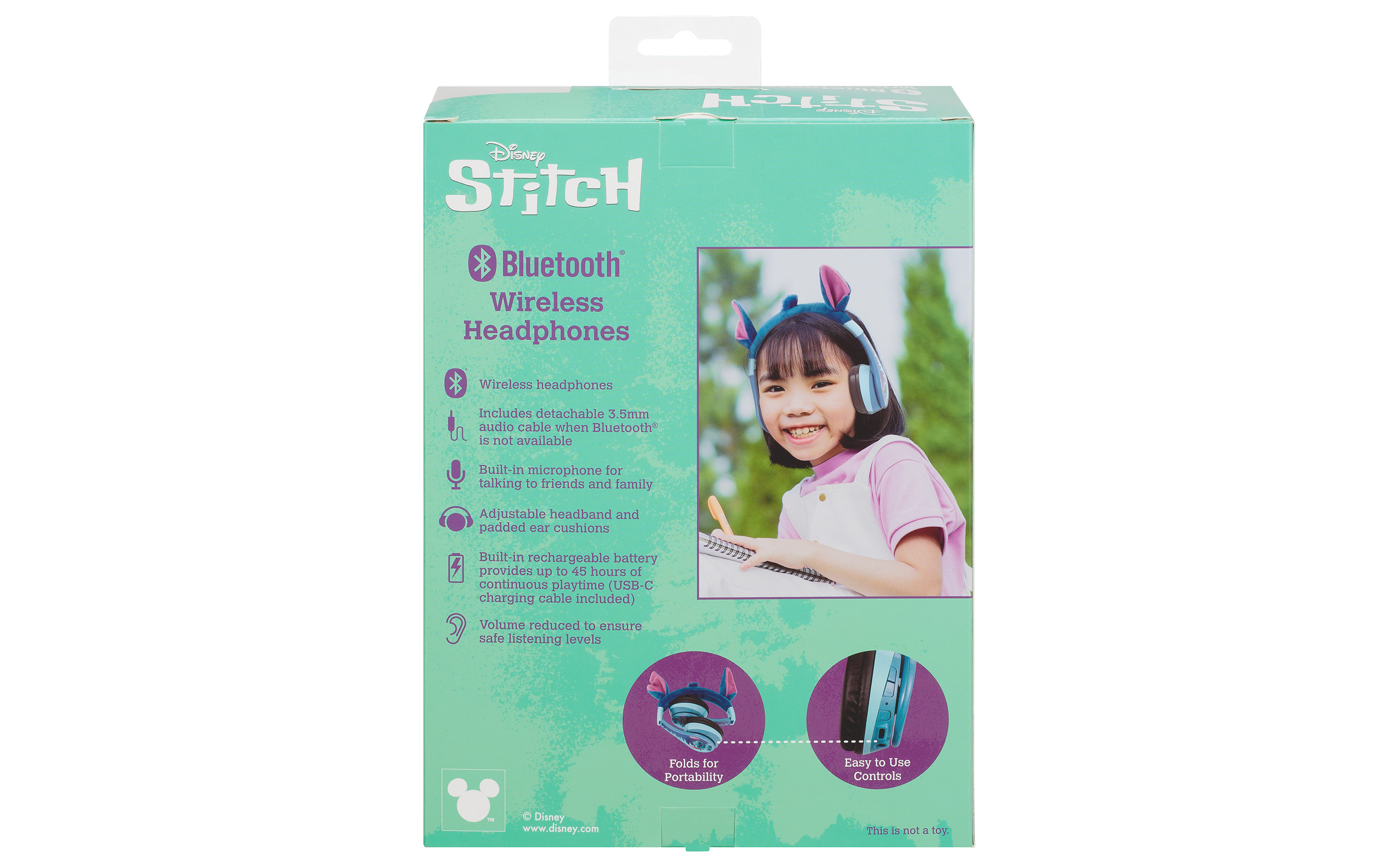 thumbnail secondaire #5 pour Lilo&Stitch - Casque Bluetooth Special Enfant - Oreilles de Stitch