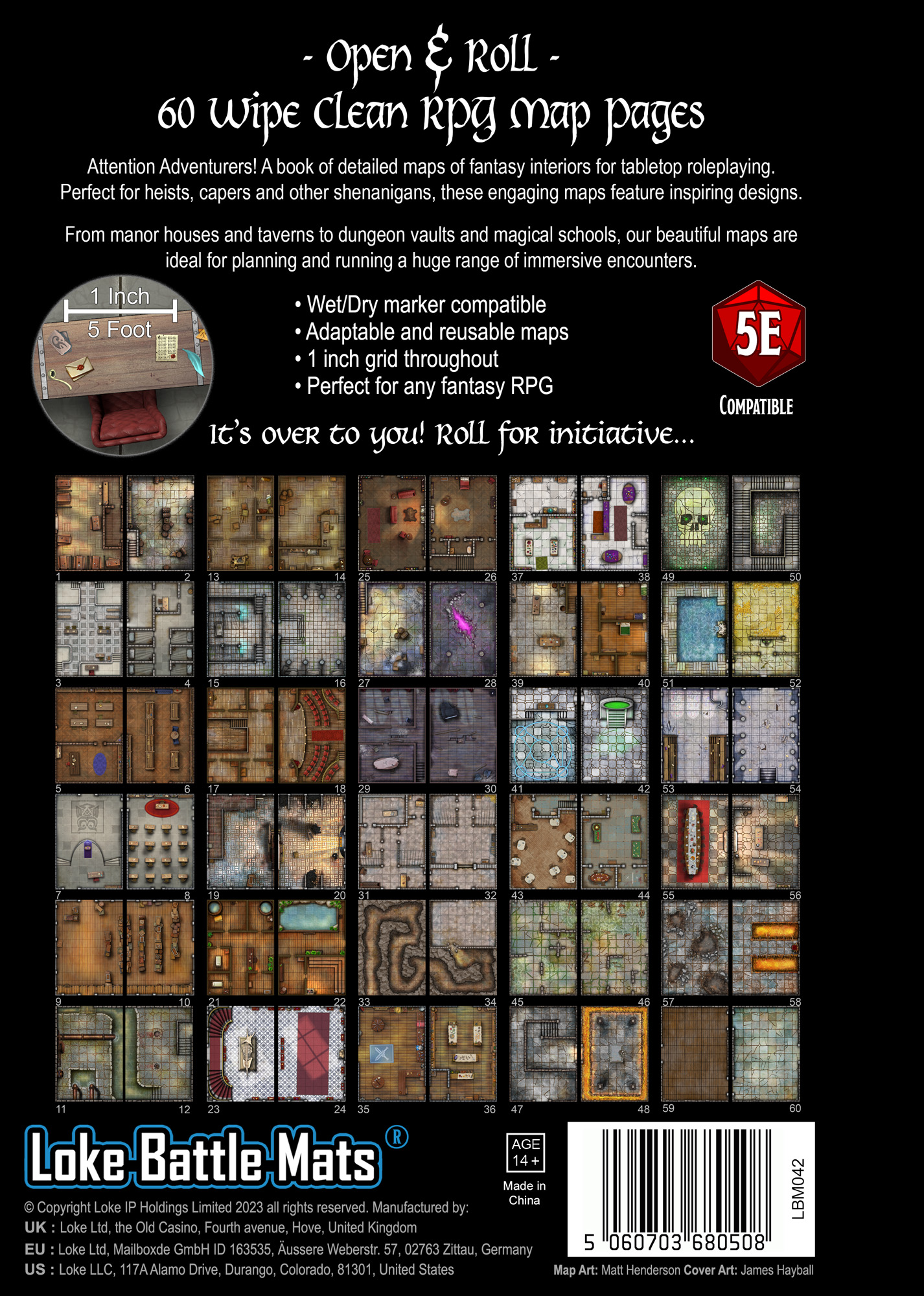 thumbnail secondaire #3 pour Livre plateau de jeu : Big Book of Battle Mats Rooms, Vaults and Chambers