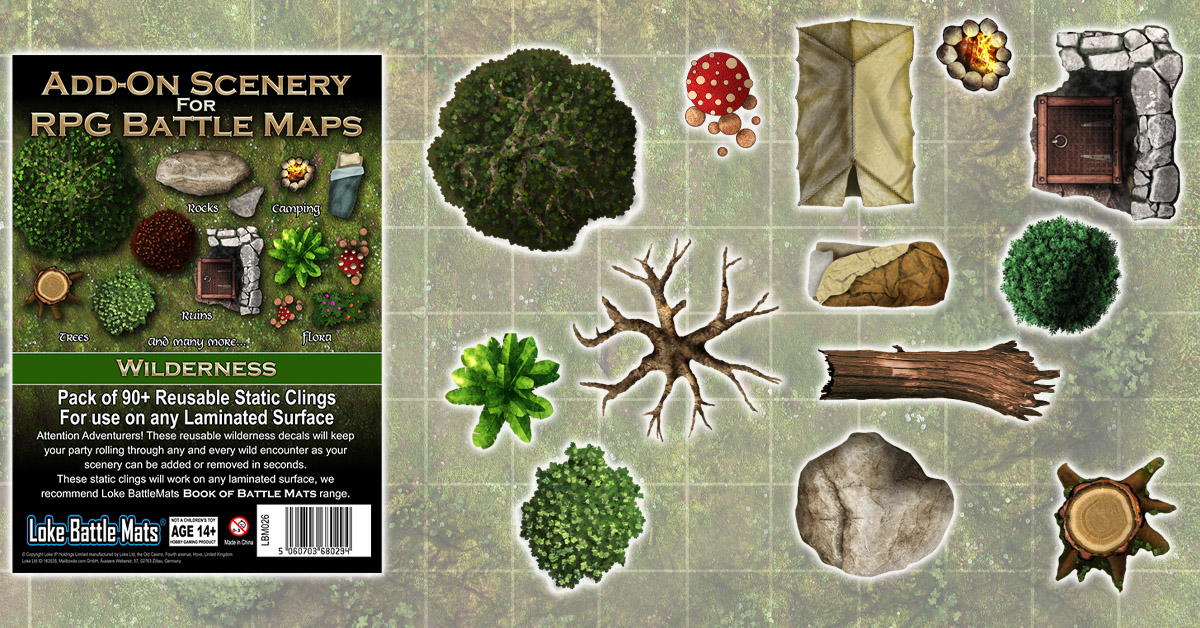 thumbnail secondaire #5 pour Livre plateau de jeu : décorations additionnelles (Région sauvage)