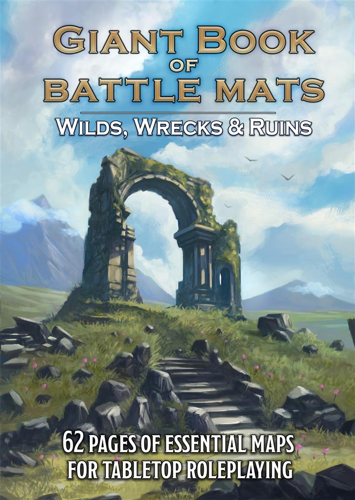 thumbnail secondaire #2 pour Livre plateau de jeu : Giant Book of Battle Mats Wrecks & Ruins (A3)
