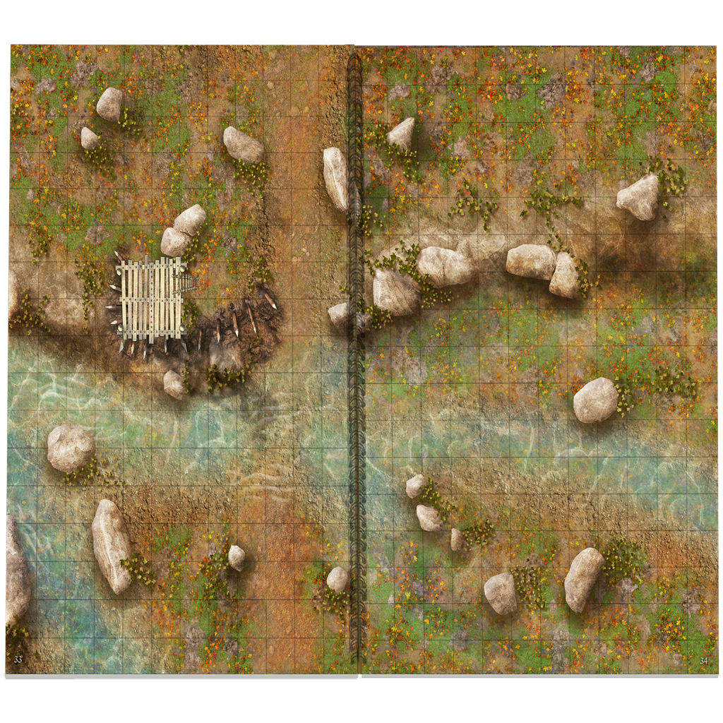 thumbnail secondaire #4 pour Livre plateau de jeu : Giant Book of Battle Mats Wrecks & Ruins (A3)