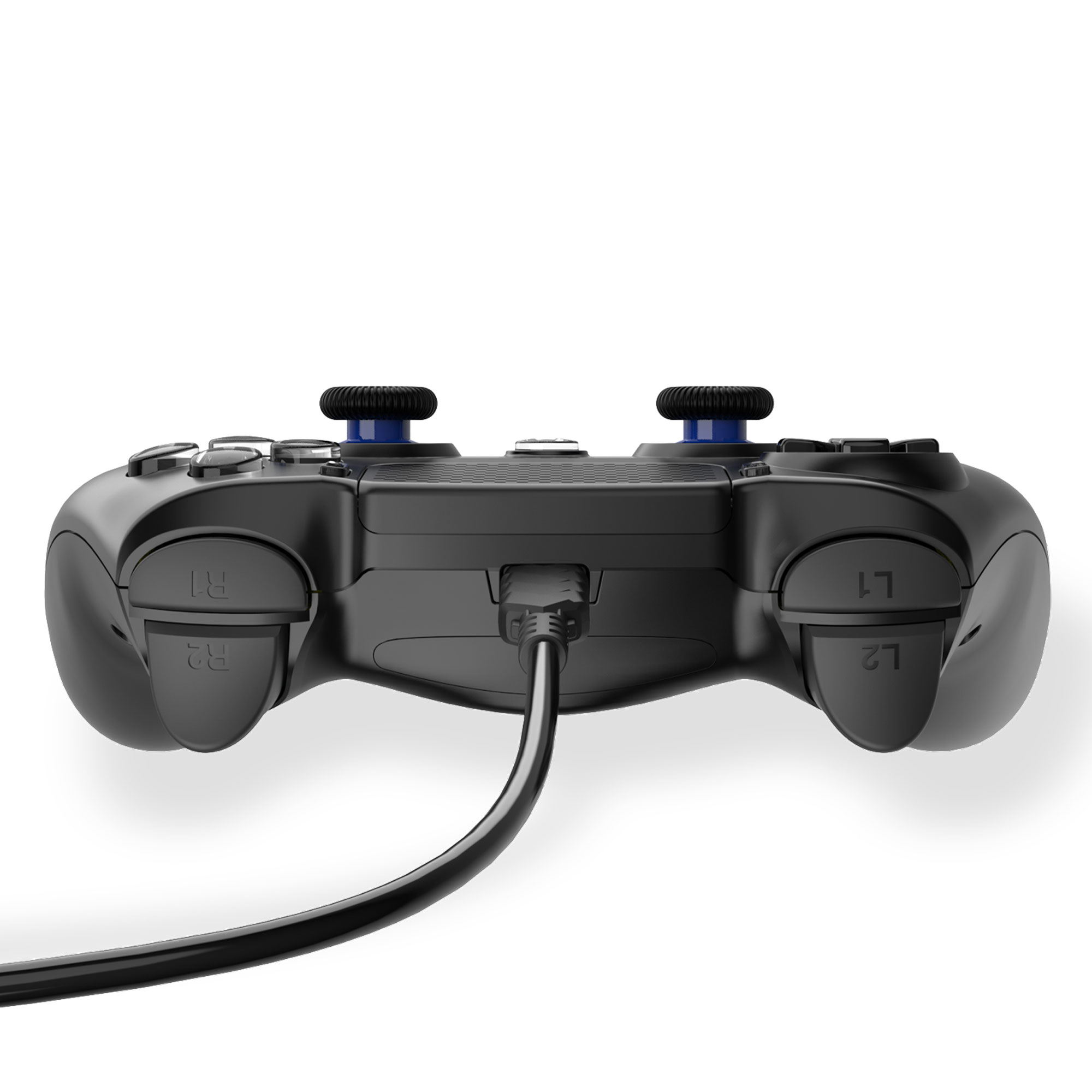 thumbnail secondaire #5 pour Manette Filaire Noire pour PS4 avec Câble 3M avec prise Jack