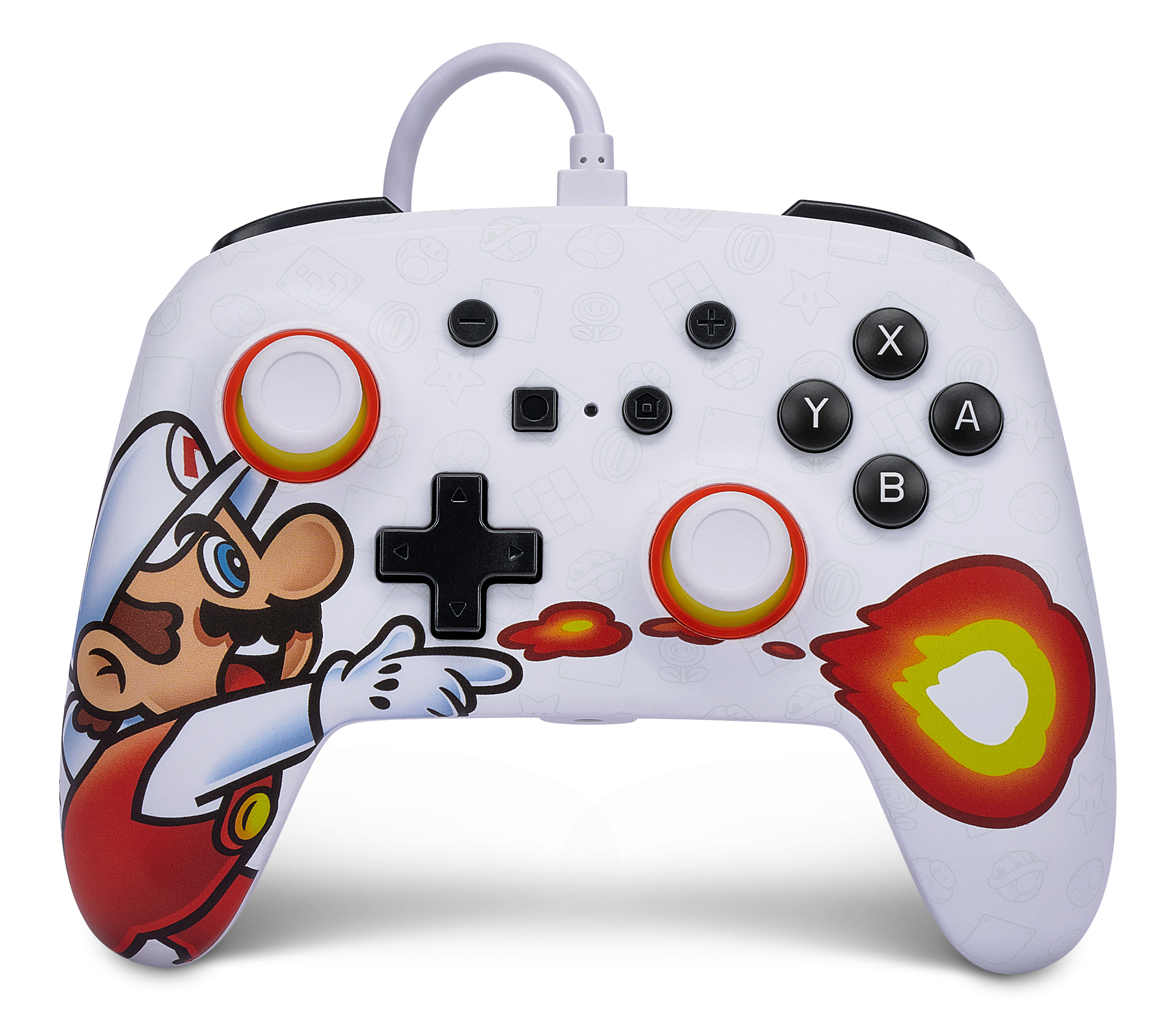 image principale pour Manette Améliorée pour Switch- Fireball Mario