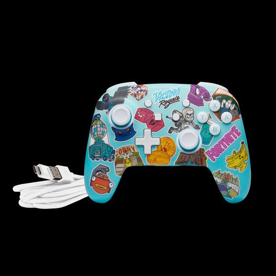 thumbnail secondaire #5 pour Manette sans fil Améliorée Switch- Fortnite Sticker Mania