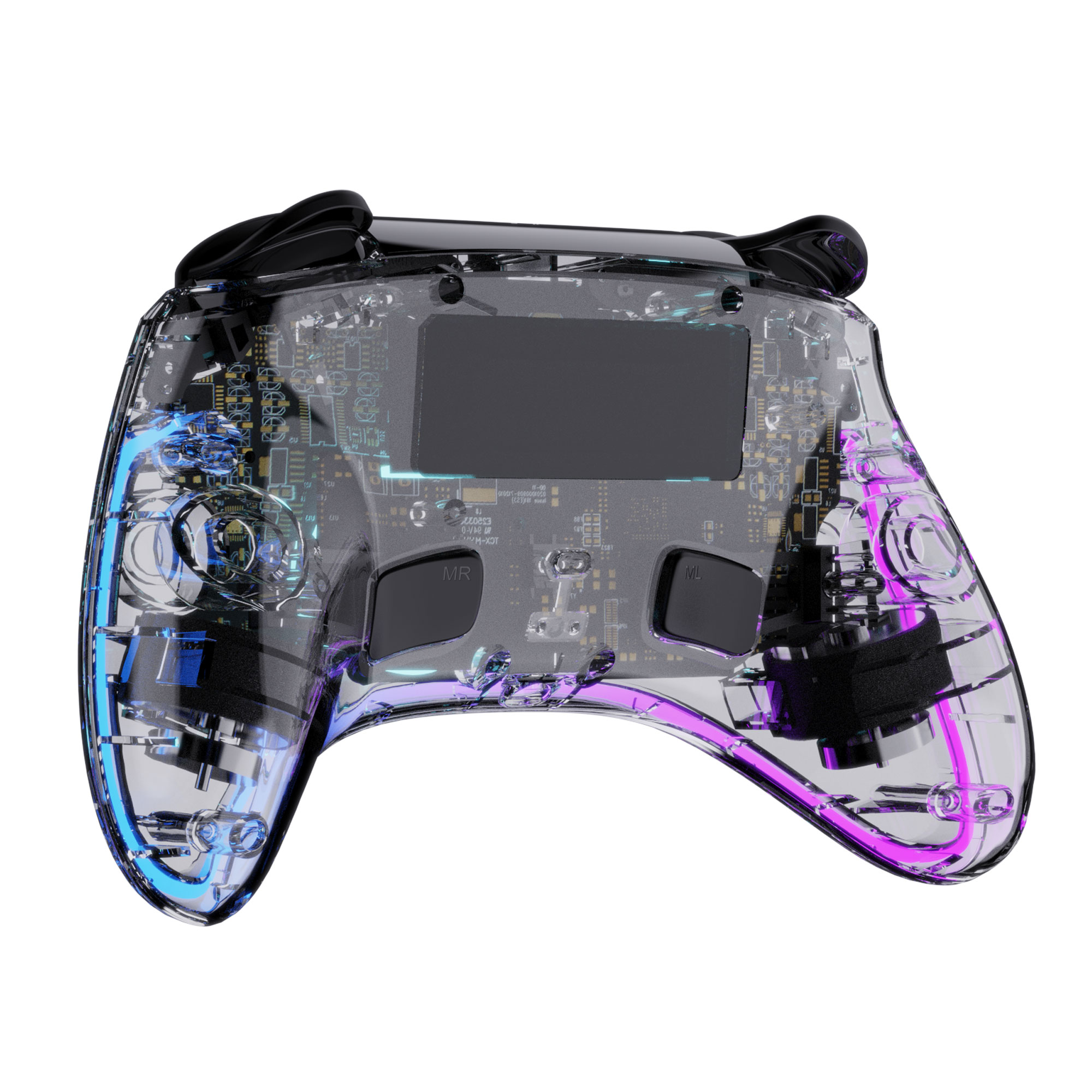 thumbnail secondaire #6 pour Manette Switch/PC Sans Fil Polychroma SW - Câble 1M - Transparente à LED