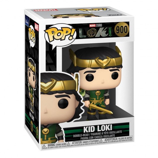 thumbnail secondaire #3 pour MARVEL - Funko POP 900 Loki - Kid Loki
