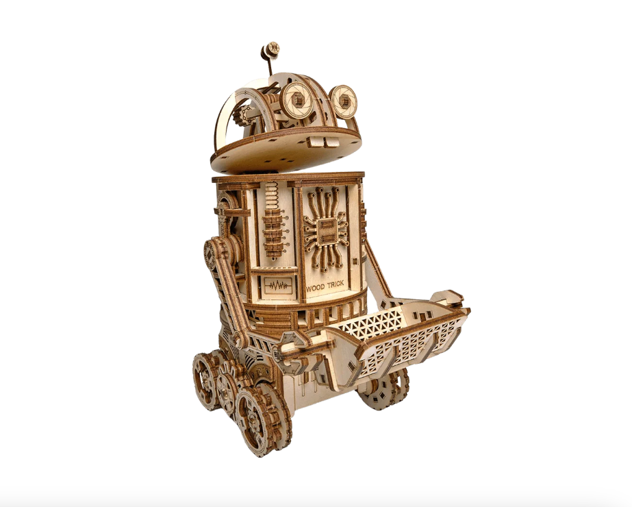 thumbnail secondaire #5 pour Mécanisme 3D en bois - Robot spatial (mécanique) - 358 pcs
