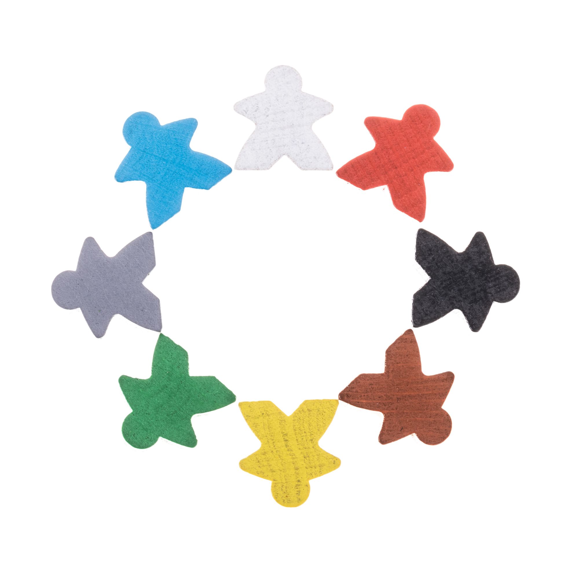 thumbnail secondaire #3 pour Meeple en bois- 17mm- Marron