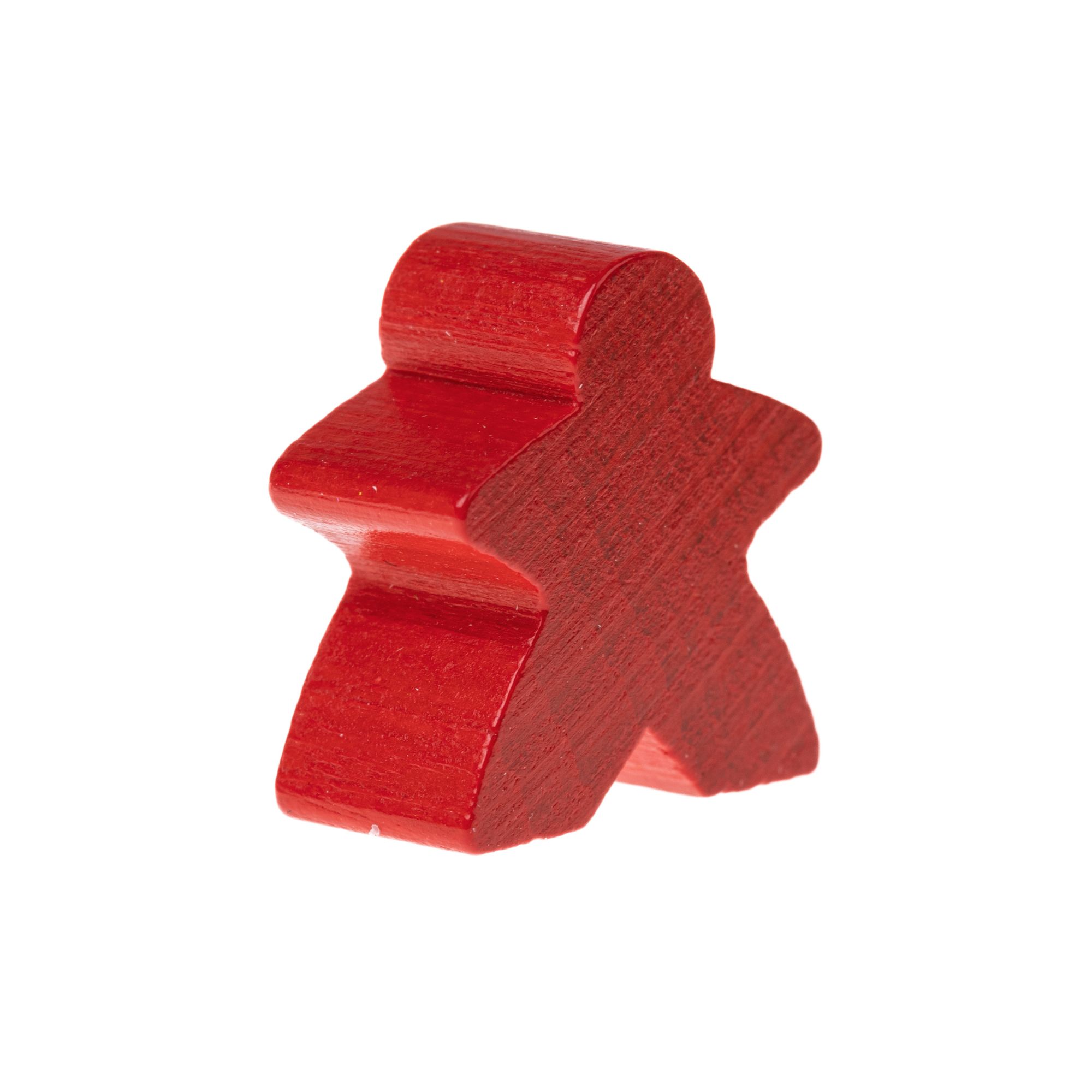 thumbnail secondaire #2 pour Meeple en bois- 17mm- Rouge
