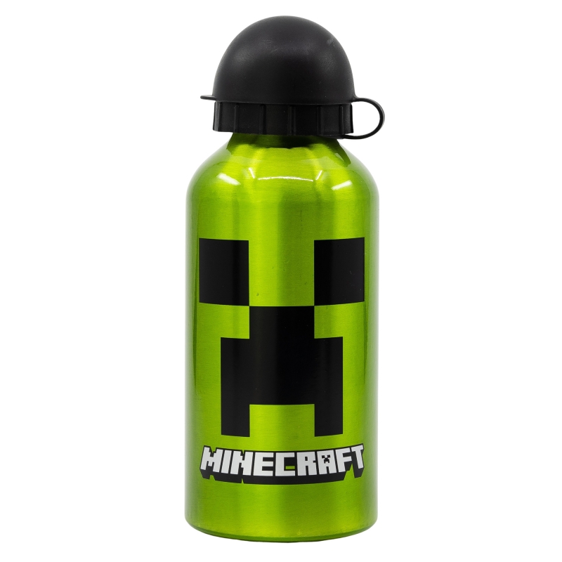 image principale pour Minecraft - Bouteille Aluminum 400 ml - Creeper