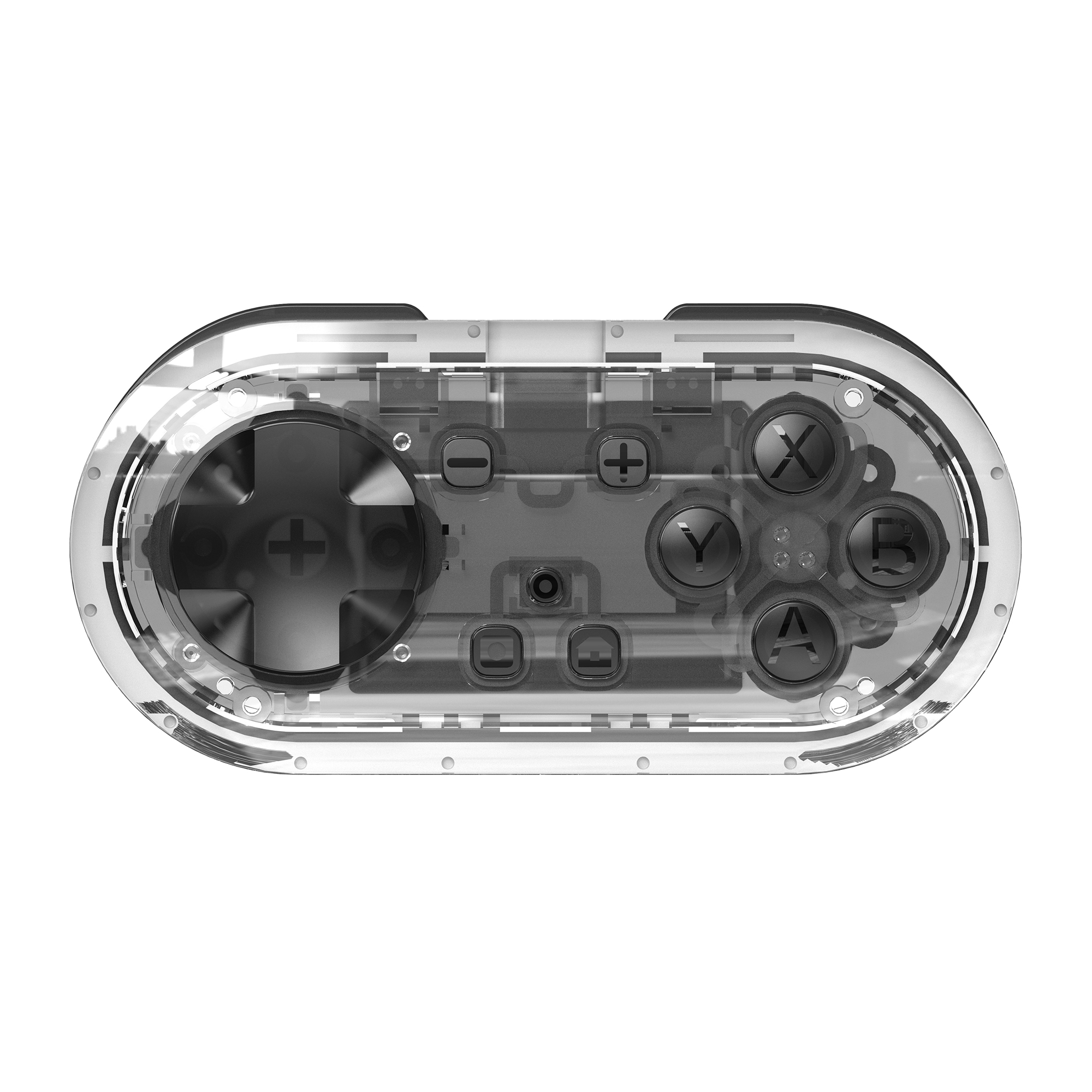 thumbnail secondaire #3 pour Mini Manette Sans-fil RGB - Switch - Transparente