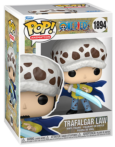 thumbnail secondaire #2 pour One Piece- Funko POP 1894 -Trafalgar Law avec Bleu Anesthesia 