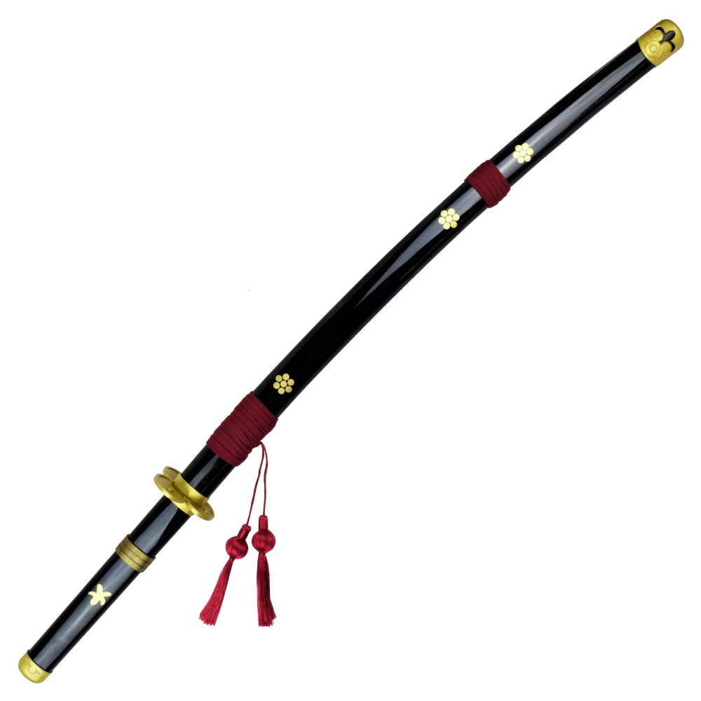 thumbnail secondaire #3 pour Katana ornementale - Inspiré du katana noir de Roronoa Zoro's Enma