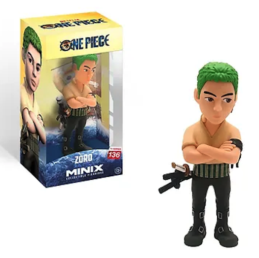 image principale pour One Piece - MINIX 136 -  Zoro Roronoa  (12cm)