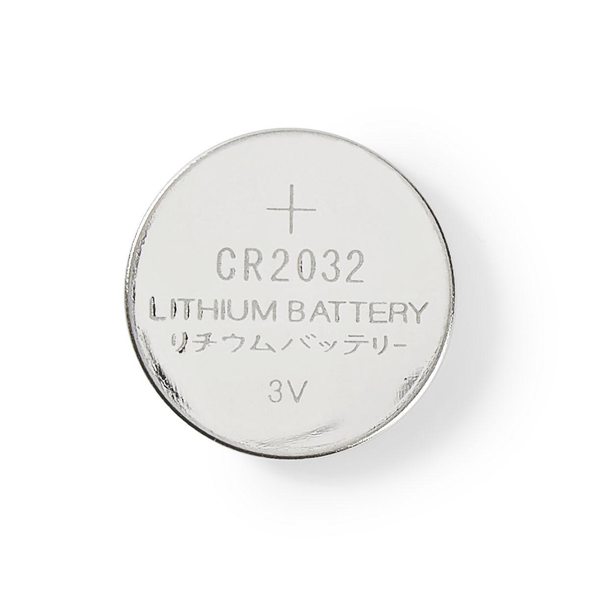 image principale pour Pile boutons lithium- CR2032- 3V- (par 5)