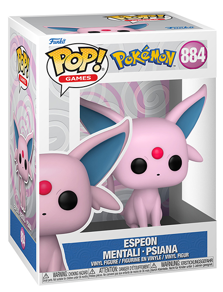 thumbnail secondaire #2 pour Pokémon- Funko POP 884 - Espeon (Mentali) 