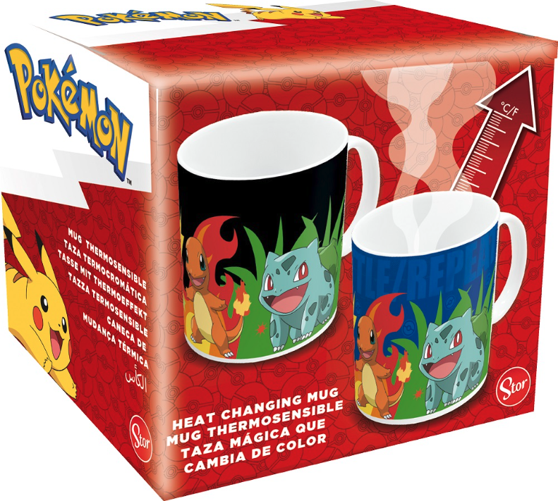 thumbnail secondaire #3 pour Pokémon - Mug Thermo-réactif (heat change) 325 ml- Bataille