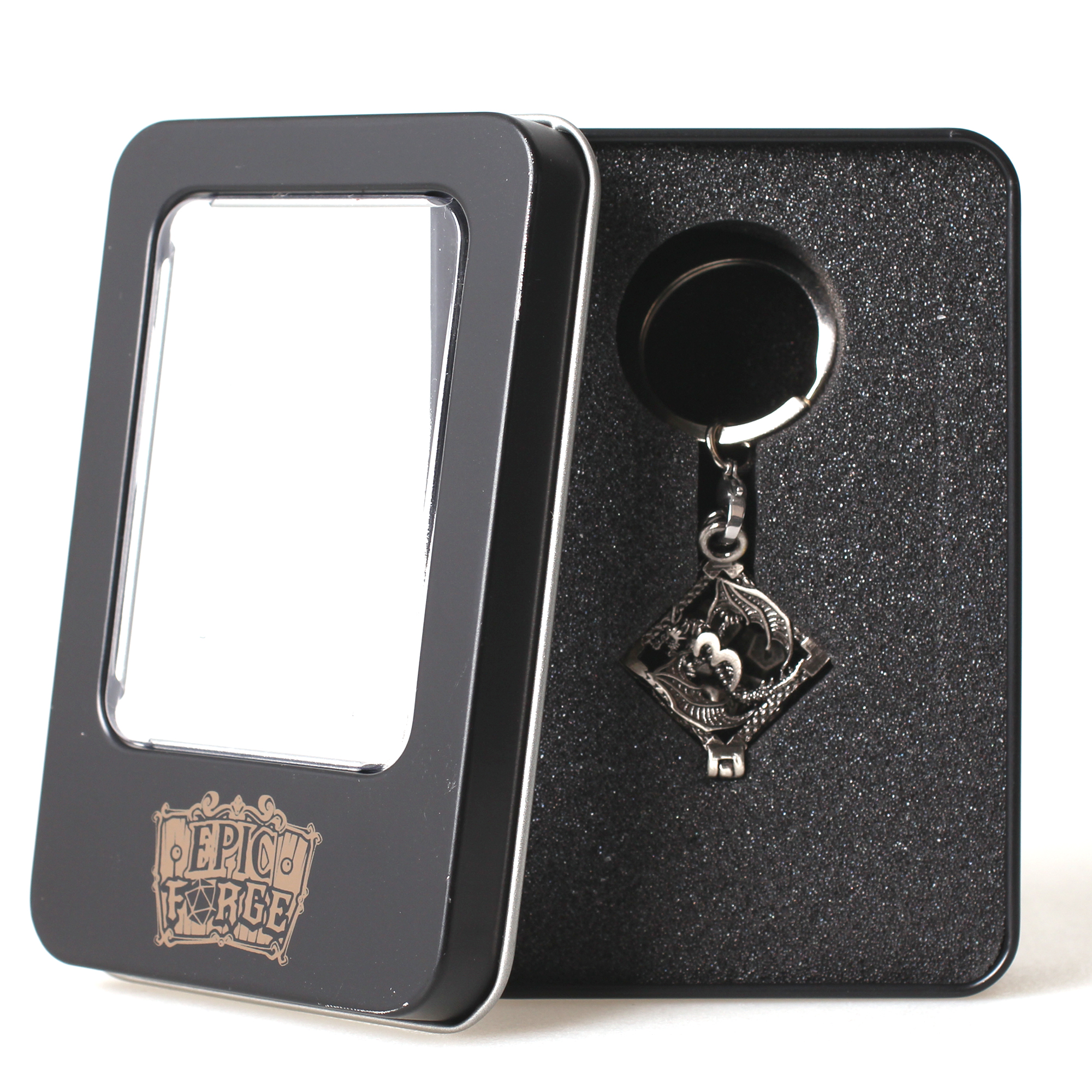 thumbnail secondaire #3 pour Porte clé D6 - lot de 7 mini dés métal (5mm)