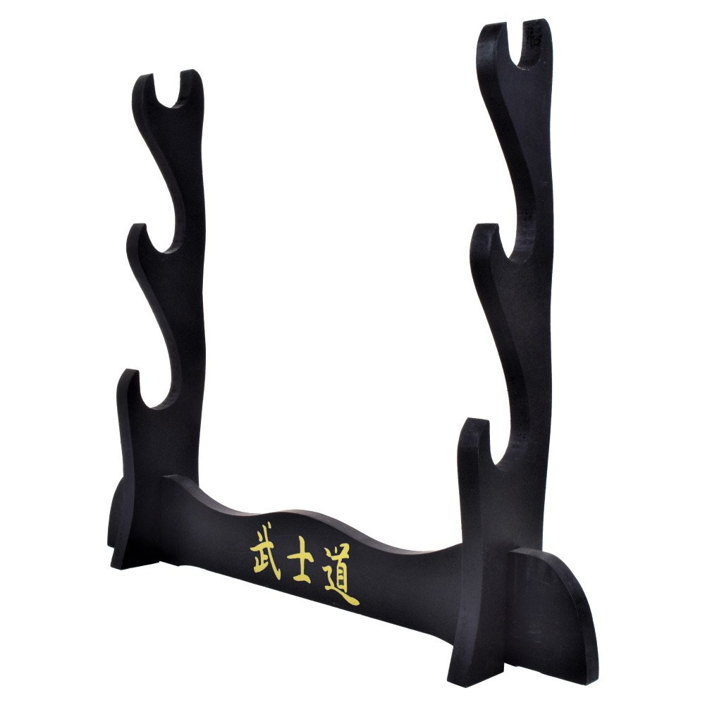 image principale pour Présentoir de table en bois pour 3 katanas à monter