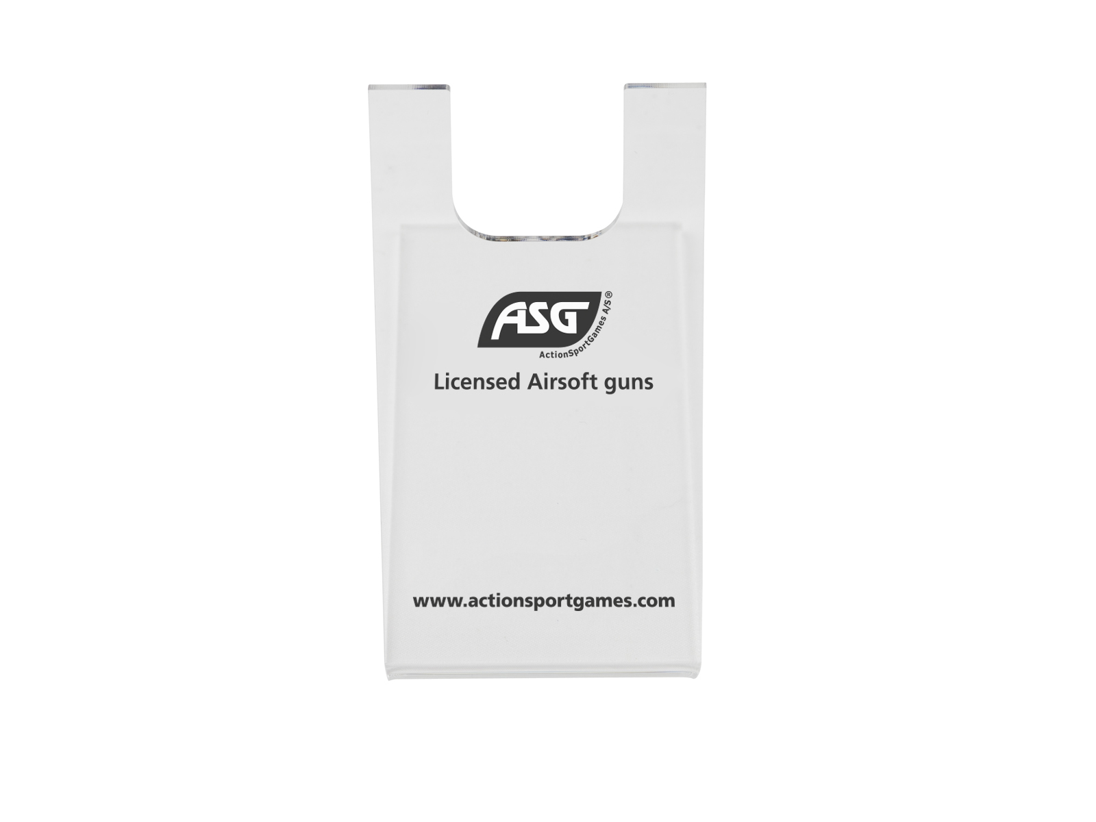 image principale pour Présentoir pistolet plexiglass ASG