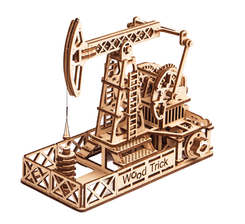 image principale pour Mécanisme 3D en bois - Station de Forage - 120 pcs