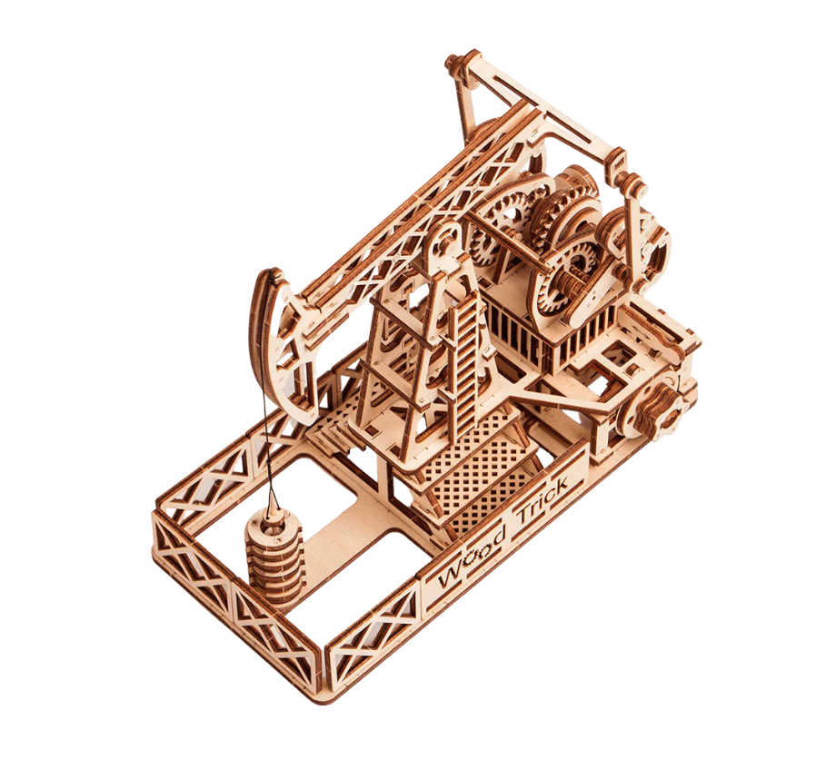 thumbnail secondaire #3 pour Mécanisme 3D en bois - Station de Forage - 120 pcs