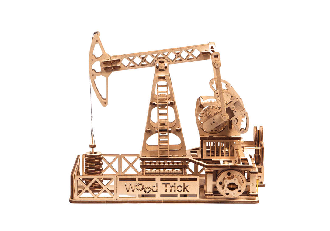 thumbnail secondaire #5 pour Mécanisme 3D en bois - Station de Forage - 120 pcs