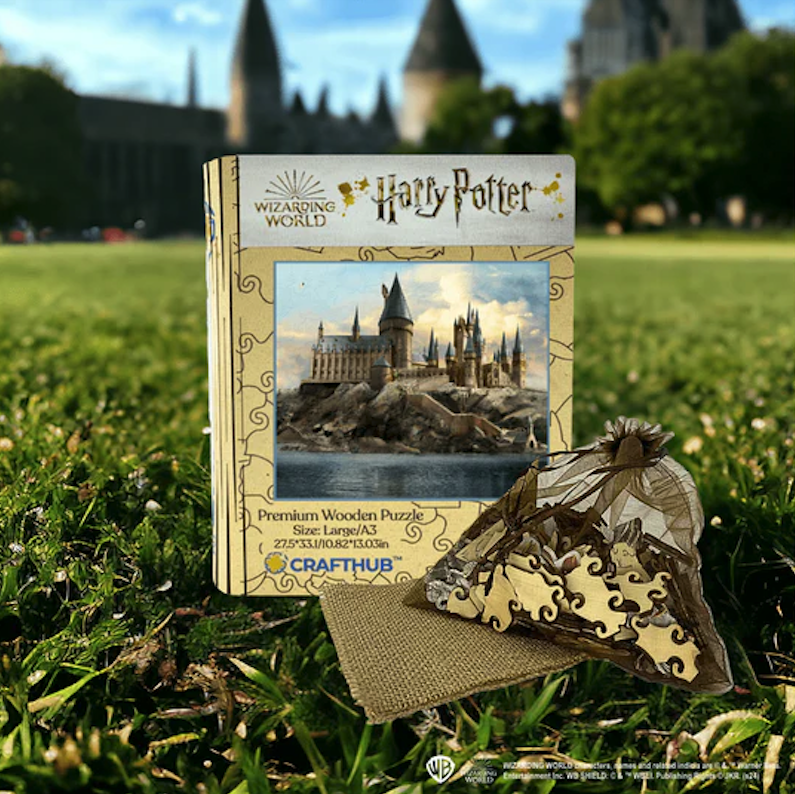 thumbnail secondaire #3 pour Puzzle en bois - Harry Potter – Château magique de Poudlard 100/110 pcs