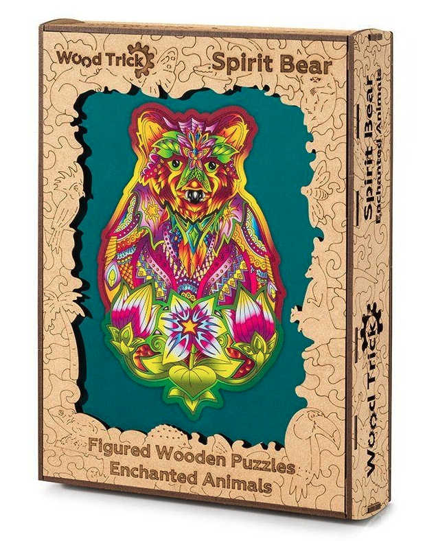 thumbnail secondaire #6 pour Puzzle en bois - Ours animé - 184 pcs