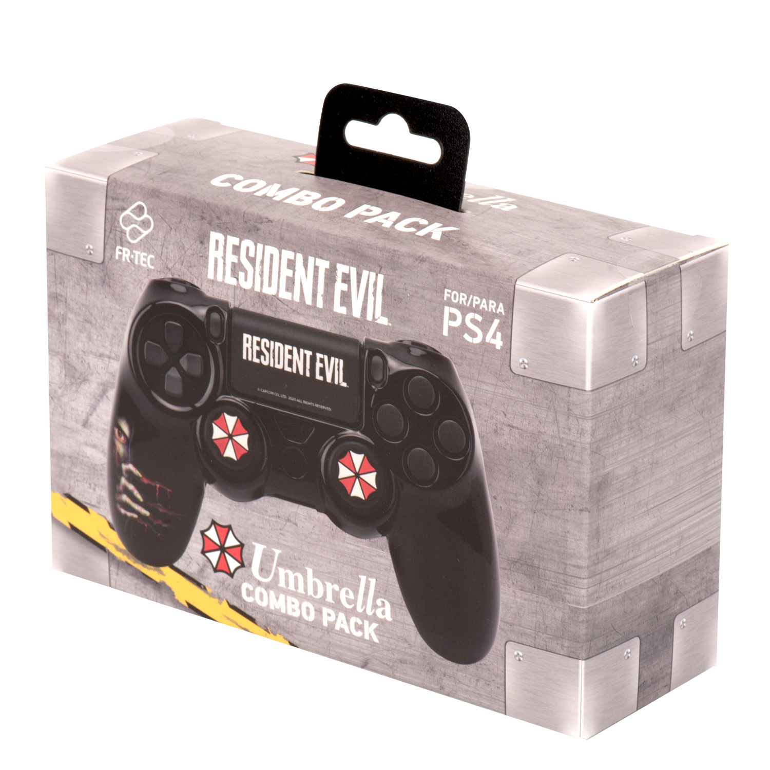 thumbnail secondaire #5 pour Resident Evil - Coque  + Grips pour Manette PS4 - Umbrella