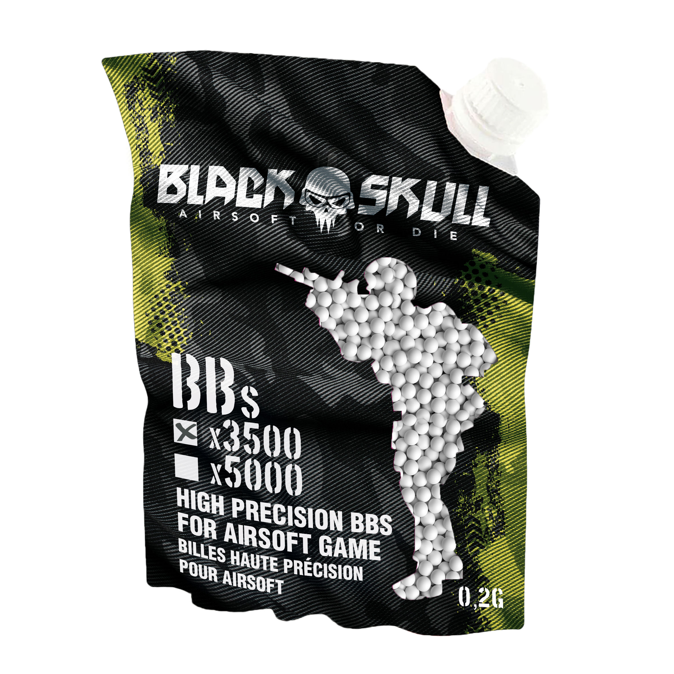 image principale pour Sachet Billes 0,20gr (3500)