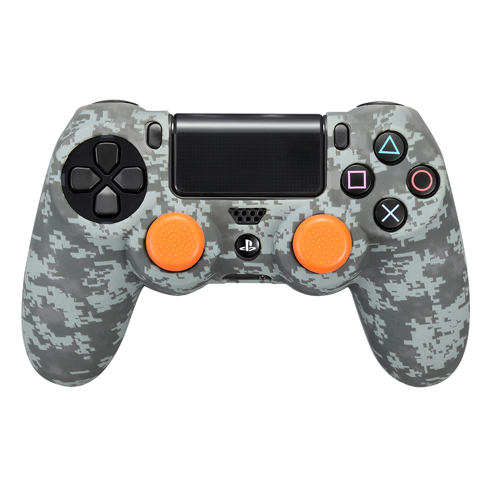 image principale pour Silicone + Grips Camo Digital Black pour Manette PS4