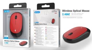 image principale pour Souris sans fil Sarco - 2.4Ghz 800 DPI - G6356 - Rouge