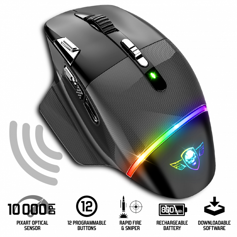 thumbnail secondaire #3 pour Souris Sans Fil Xpert - M800 (RGB)