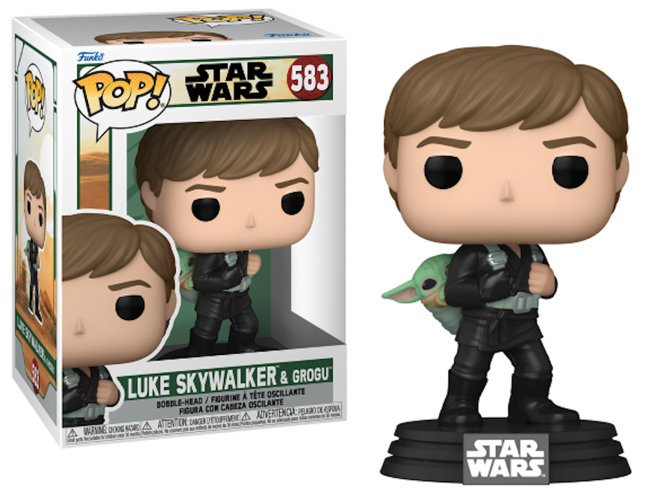 image principale pour Star Wars- Funko Pop 583 Book of Boba Feet S2 - Luke (TRNG)