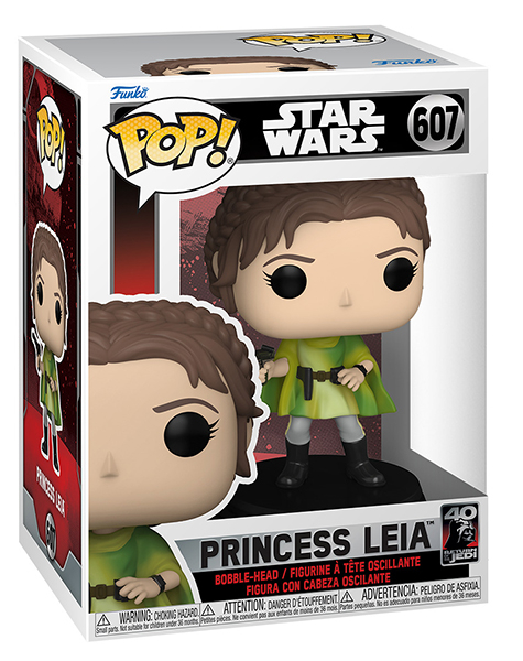 image principale pour Star Wars - Funko Pop il retour du jedi 40th- Leila