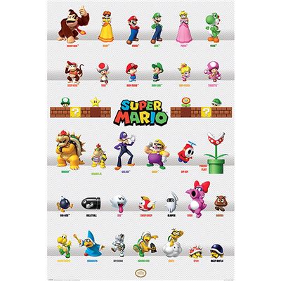 image principale pour Super Mario - Maxi Poster - Parade (61cm x 91.5cm)