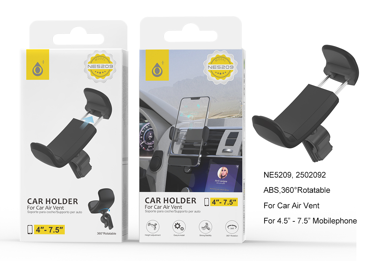 image principale pour Support Universel pour Portable  - Rotation 360°- Noir- NE5209