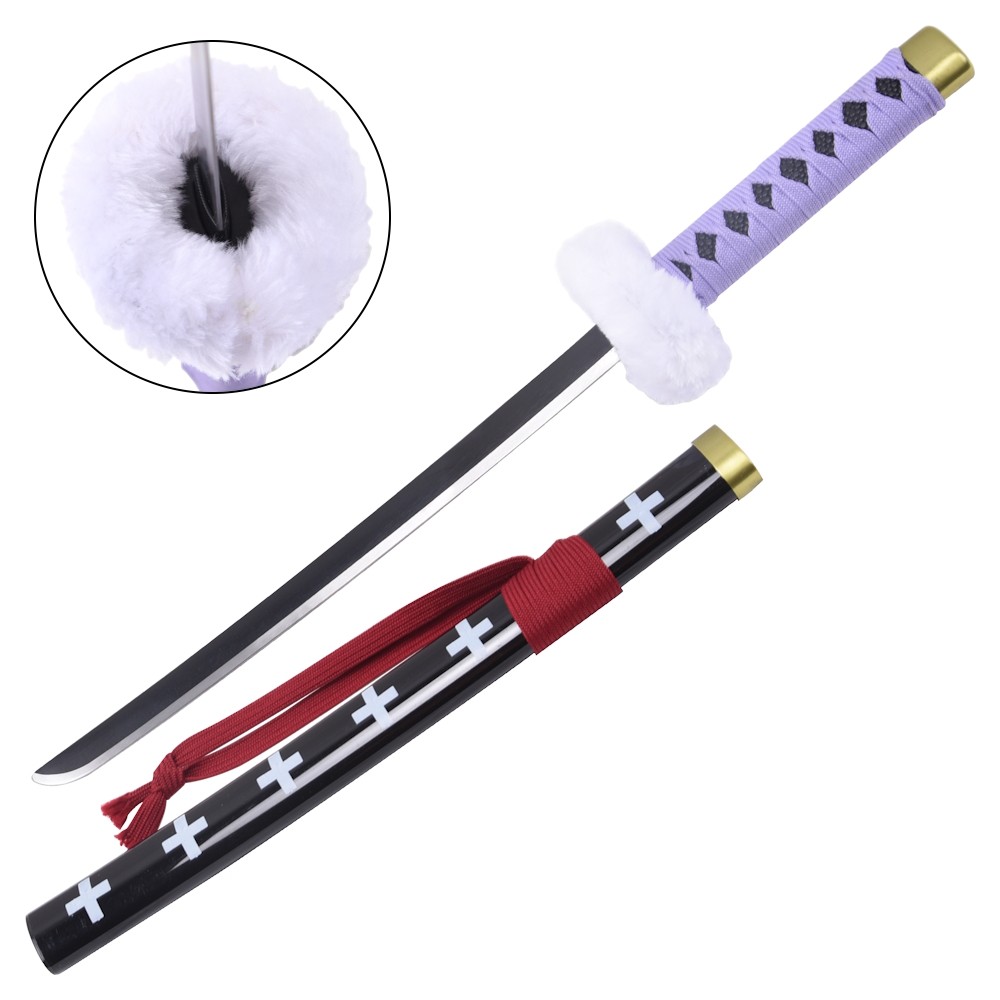 thumbnail secondaire #2 pour Tanto mini Katana - Inspiré du Katana de Trafalgar Law + support en plastique