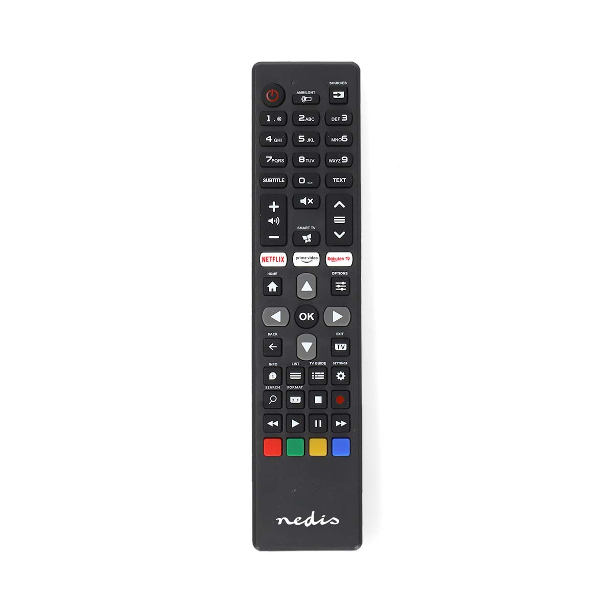 image principale pour Télécommande de Remplacement - TV Philips -Prête à l'emploi - Bouton Amazon Prime / Netflix / Smart Hub / Rrakuten - Infrarouge
