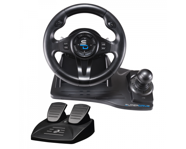 image principale pour Volant G5 550  PS4/PS3/XBOX ONE-X-S/PC (Volant avec levier de vitesse inclus + pédalier) 