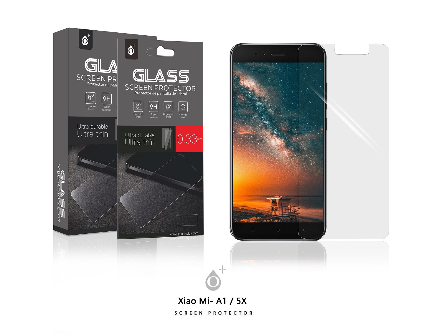image principale pour Xiaomi -Verre trempé A1/5X 