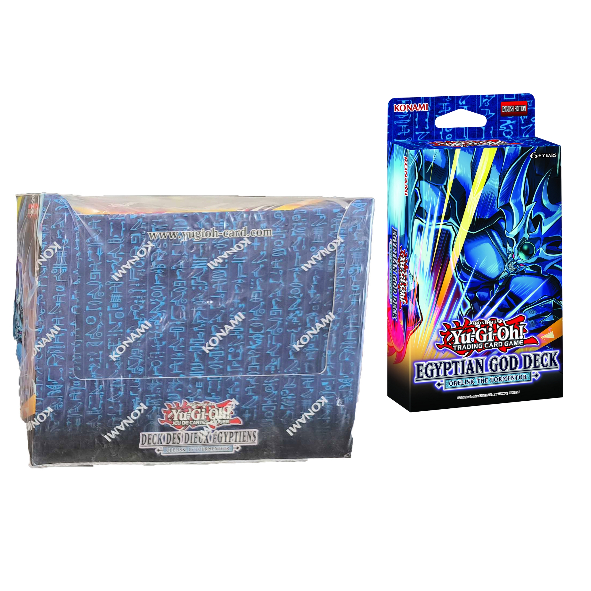 thumbnail secondaire #2 pour Yu-Gi-Oh! JCC-Display de Deck de réimpression des Dieux Égyptiens - 8 Decks