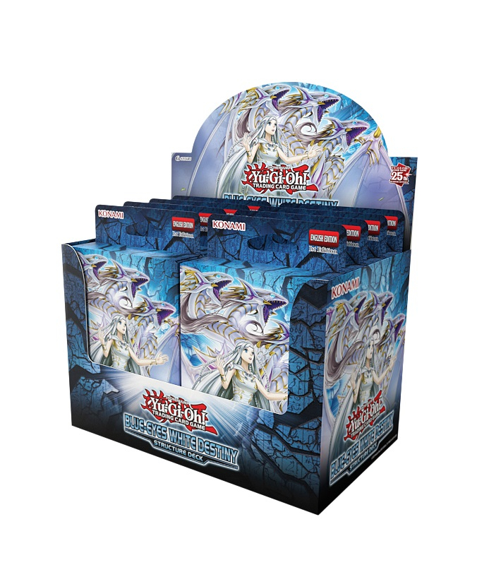 thumbnail secondaire #4 pour Yu-Gi-Oh! JCC - Display de Deck de structure La Destinée blanche aux yeux bleus (8 decks)