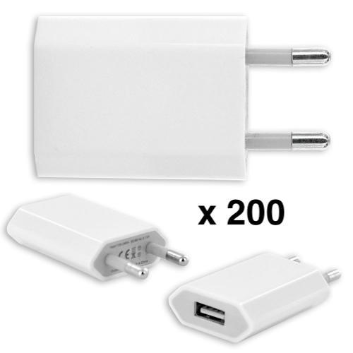 image 200 x Embouts secteur USB 1A pour iPhone/iPad/iPod Sans Emballage